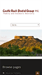 Mobile Screenshot of castlerockdental.com
